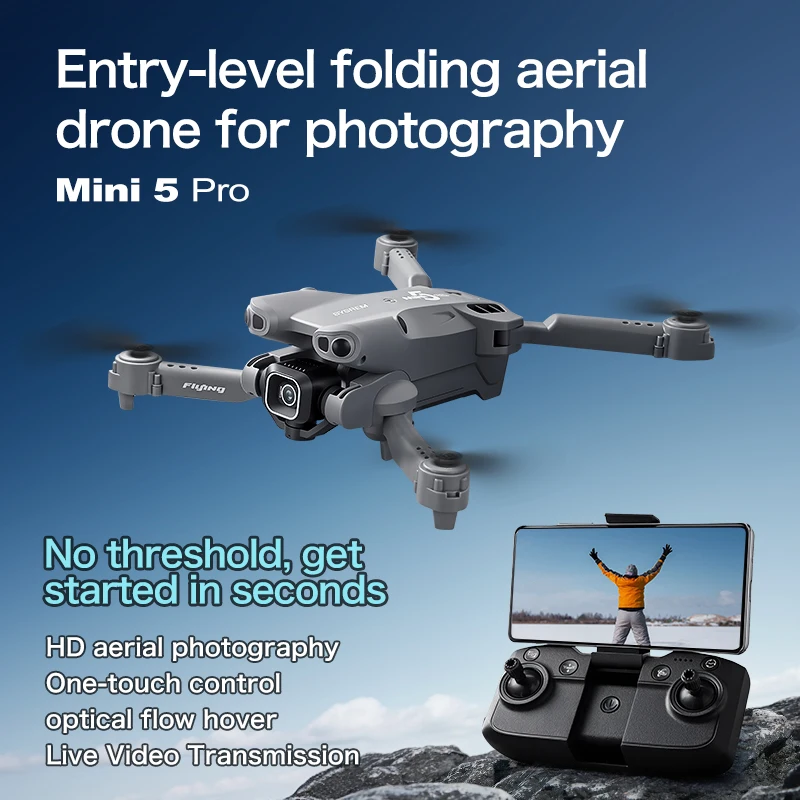 Lenovo MIni 5 Pro Drone 8K Aer - Drone Camera Professional recension och pris
